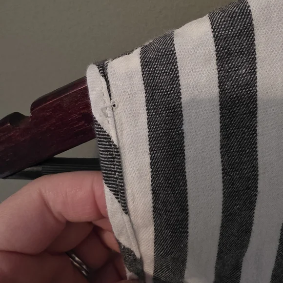 THE GREAT.  Striped Cotton Midi Dress Size 1 - Picture 11 of 13